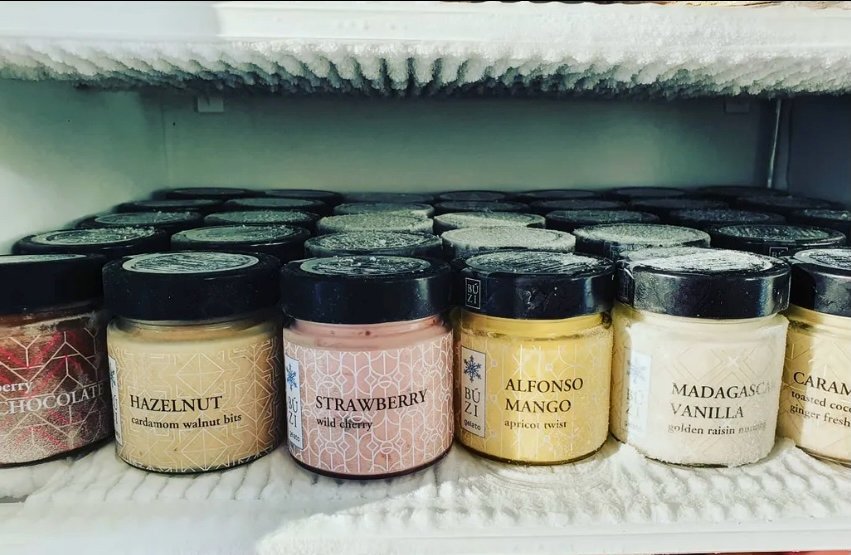 Packaged ice cream